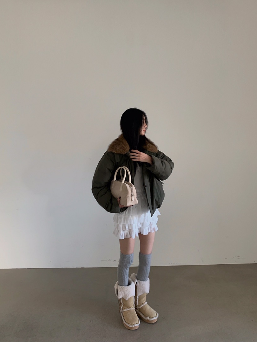 VERANDA東大門㊣代購女士新款人氣職業真品推薦短款棉服浣熊VERANDA短款棉服