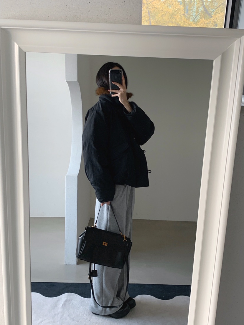 VERANDA東大門㊣代購女士新款人氣職業真品推薦短款棉服浣熊VERANDA短款棉服