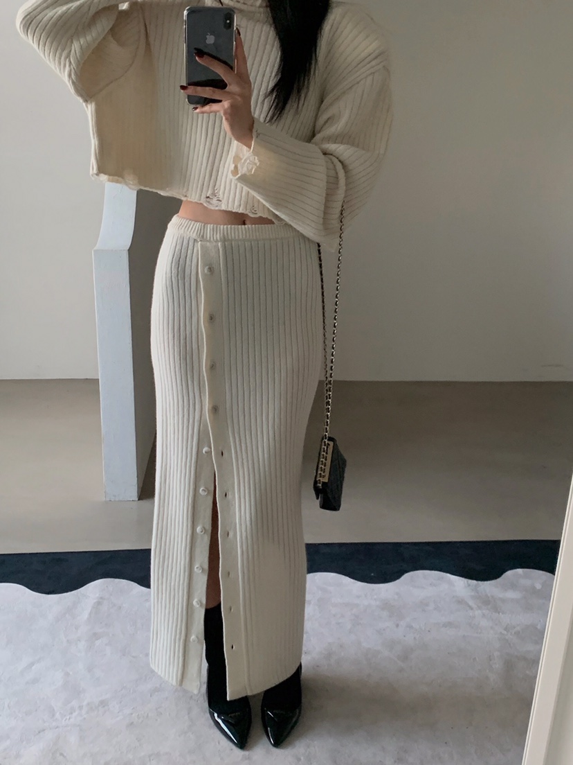 VERANDA韓國直郵㊣女裝新款真品人氣職業時尚熱賣推薦25秋冬長裙VERANDA長裙