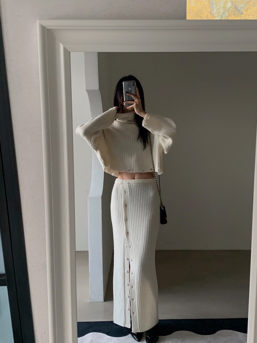 VERANDA韓國直郵㊣女裝新款真品人氣職業時尚熱賣推薦25秋冬長裙VERANDA長裙