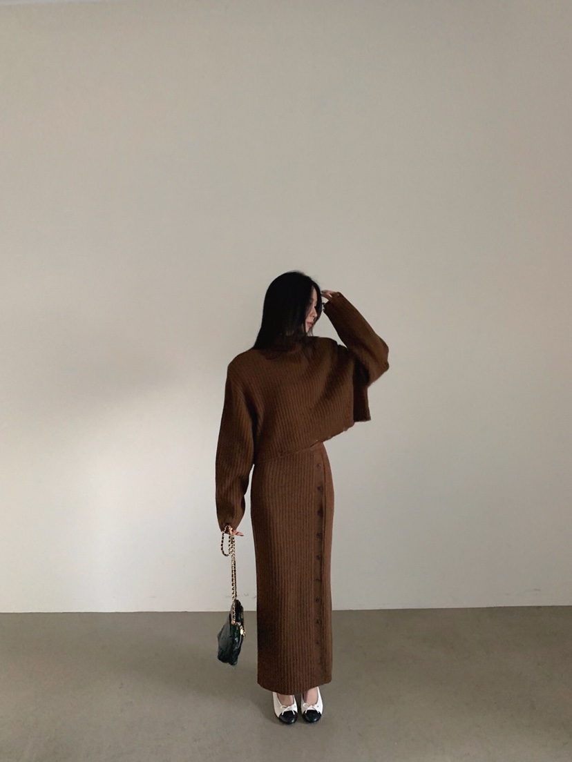 VERANDA韓國直郵㊣女裝新款真品人氣職業時尚熱賣推薦25秋冬長裙VERANDA長裙