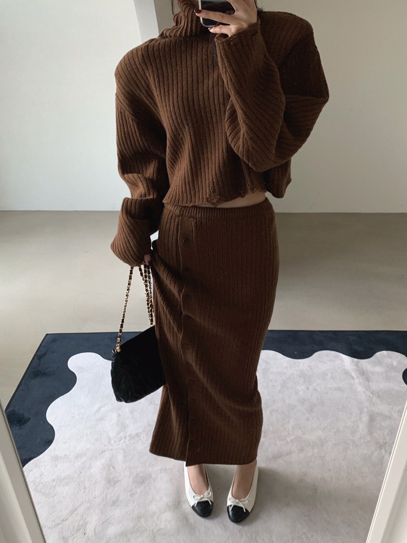 VERANDA韓國直郵㊣女裝新款真品人氣職業時尚熱賣推薦25秋冬長裙VERANDA長裙