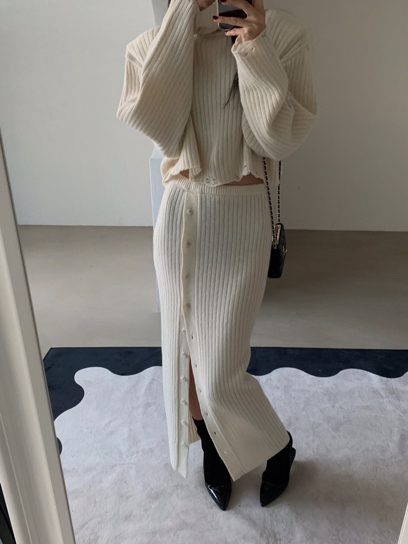 VERANDA韓國代購㊣女士新品職業推薦25秋冬休閑時尚人氣針織衫VERANDA針織衫