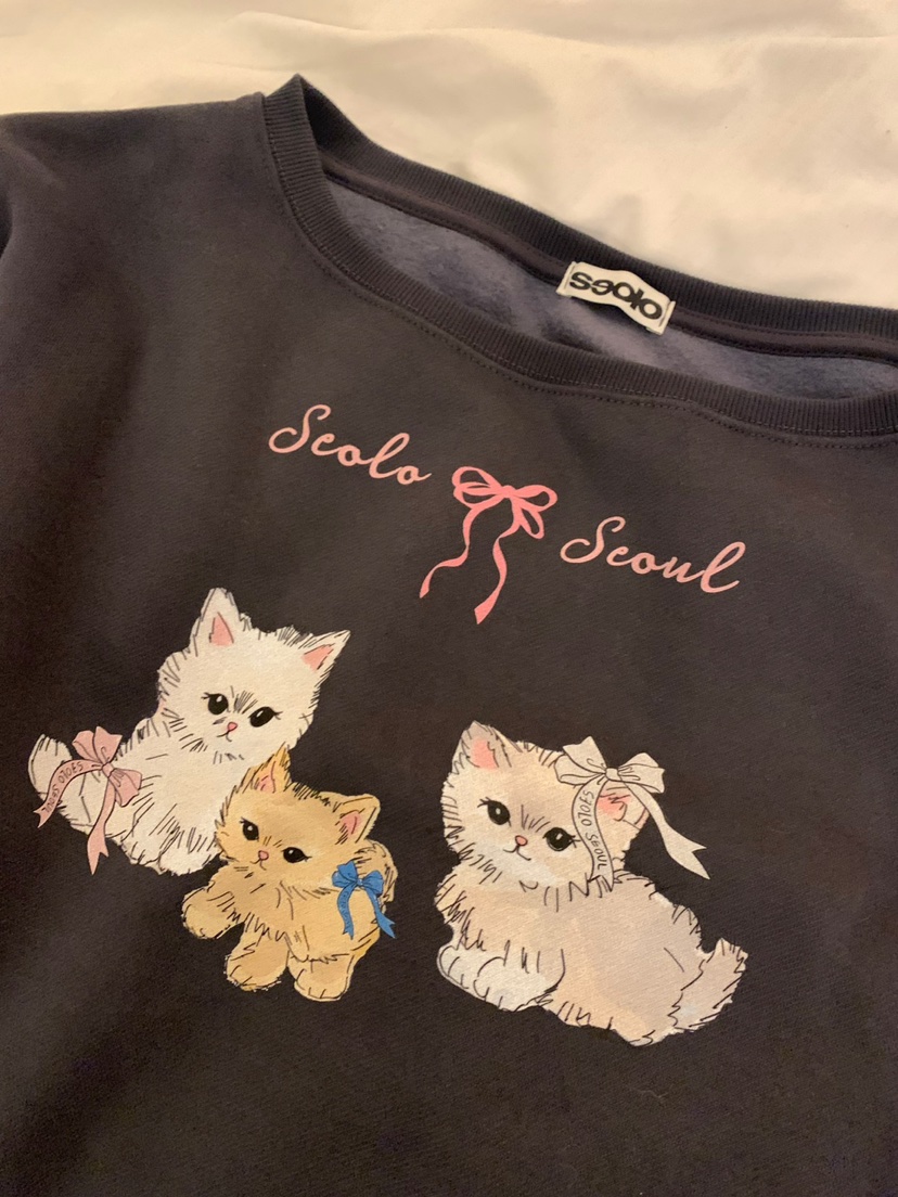 SEOLO東大門㊣代購女裝新品25秋冬人氣職業休閑時尚推薦衛衣Seolo seoul衛衣