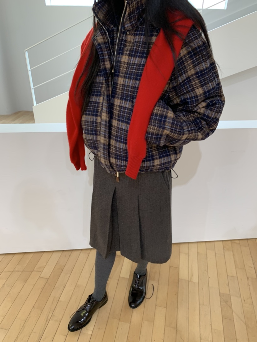 MURMUR東大門㊣直郵女士新品真品推薦職業時尚夾克羊毛填充MURMUR夾克