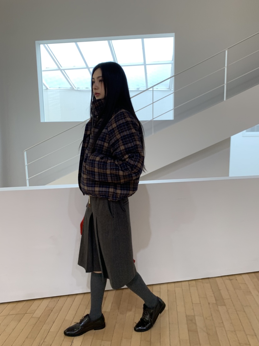 MURMUR東大門㊣直郵女士新品真品推薦職業時尚夾克羊毛填充MURMUR夾克