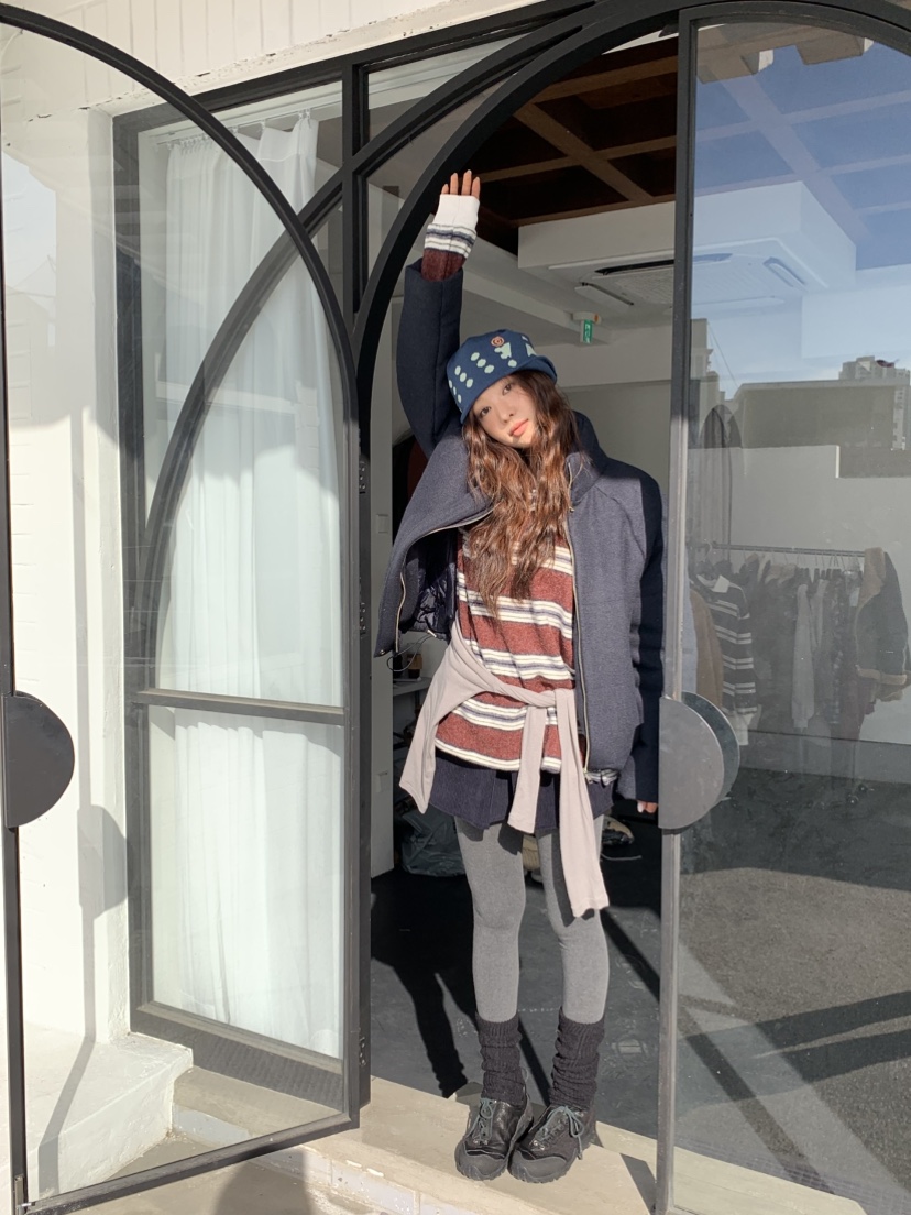 MURMUR東大門㊣直郵女士新品真品推薦職業時尚夾克羊毛填充MURMUR夾克