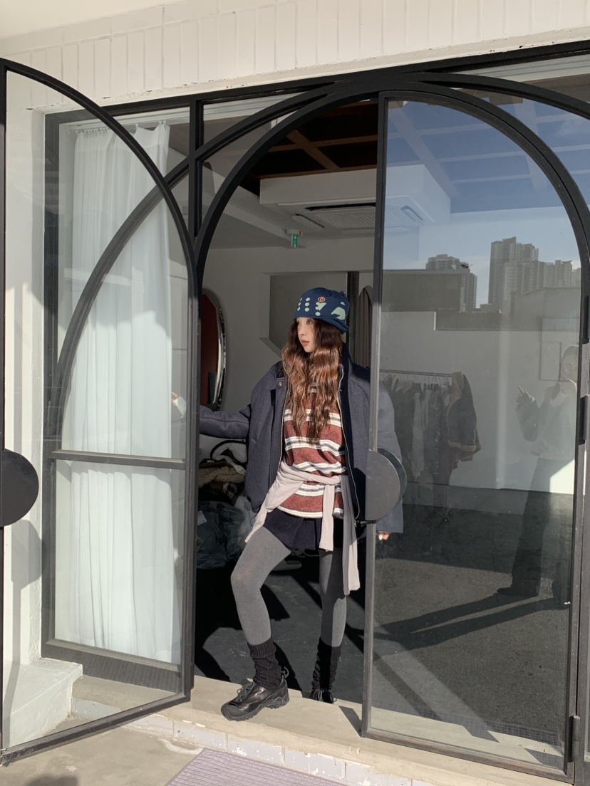 MURMUR東大門㊣直郵女士新品真品推薦職業時尚夾克羊毛填充MURMUR夾克