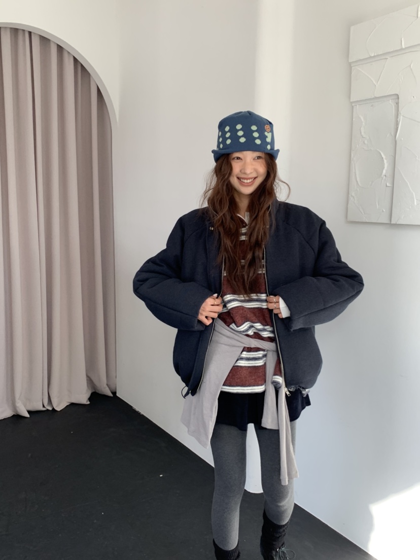 MURMUR東大門㊣直郵女士新品真品推薦職業時尚夾克羊毛填充MURMUR夾克