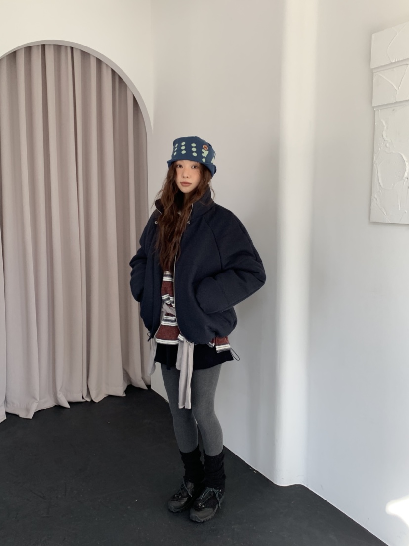 MURMUR東大門㊣直郵女士新品真品推薦職業時尚夾克羊毛填充MURMUR夾克