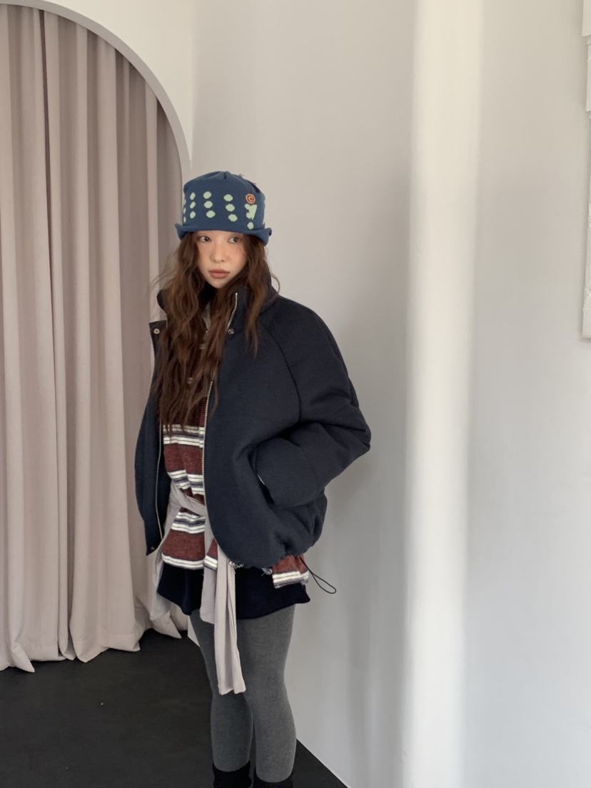 MURMUR東大門㊣直郵女士新品真品推薦職業時尚夾克羊毛填充MURMUR夾克