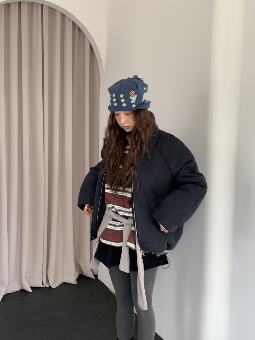 MURMUR東大門㊣直郵女士新品真品推薦職業時尚夾克羊毛填充MURMUR夾克