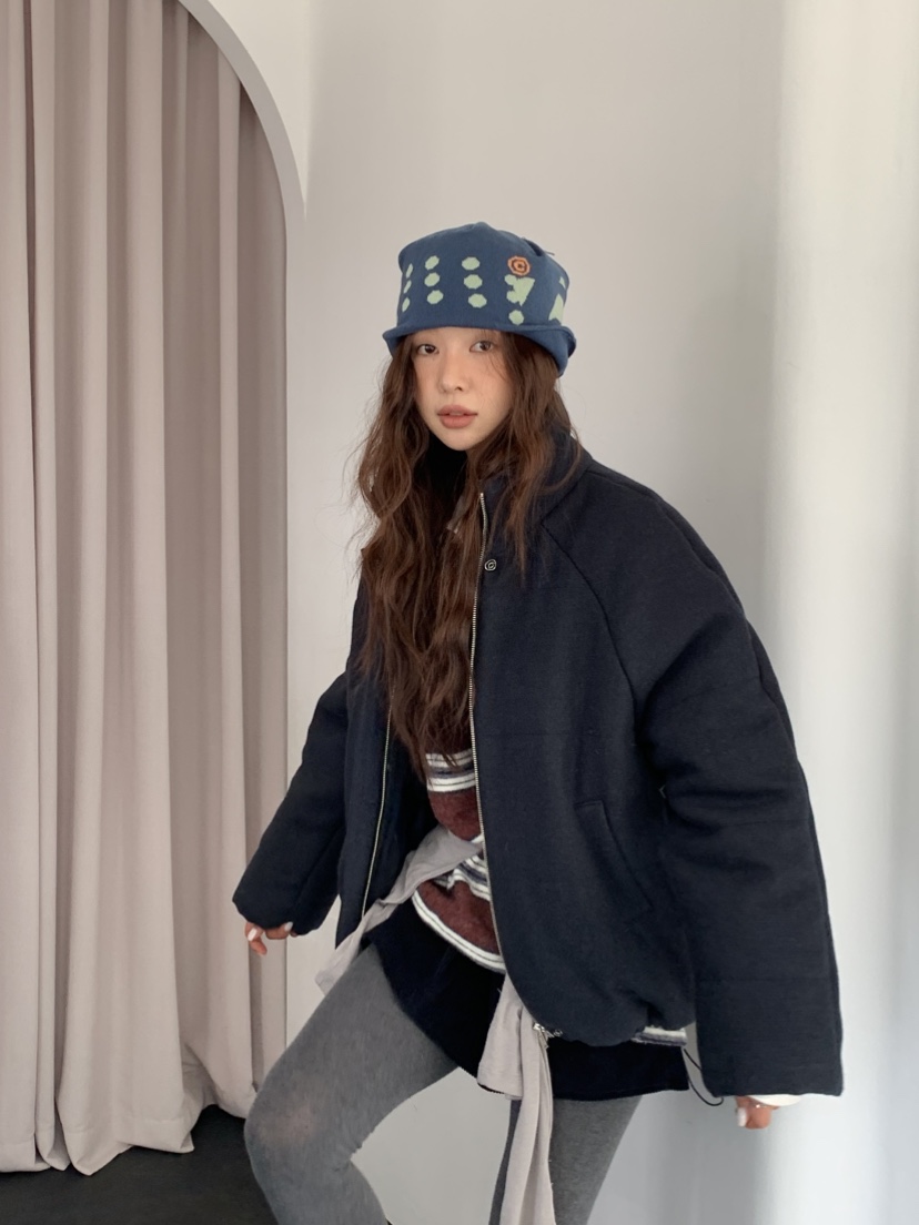 MURMUR東大門㊣直郵女士新品真品推薦職業時尚夾克羊毛填充MURMUR夾克