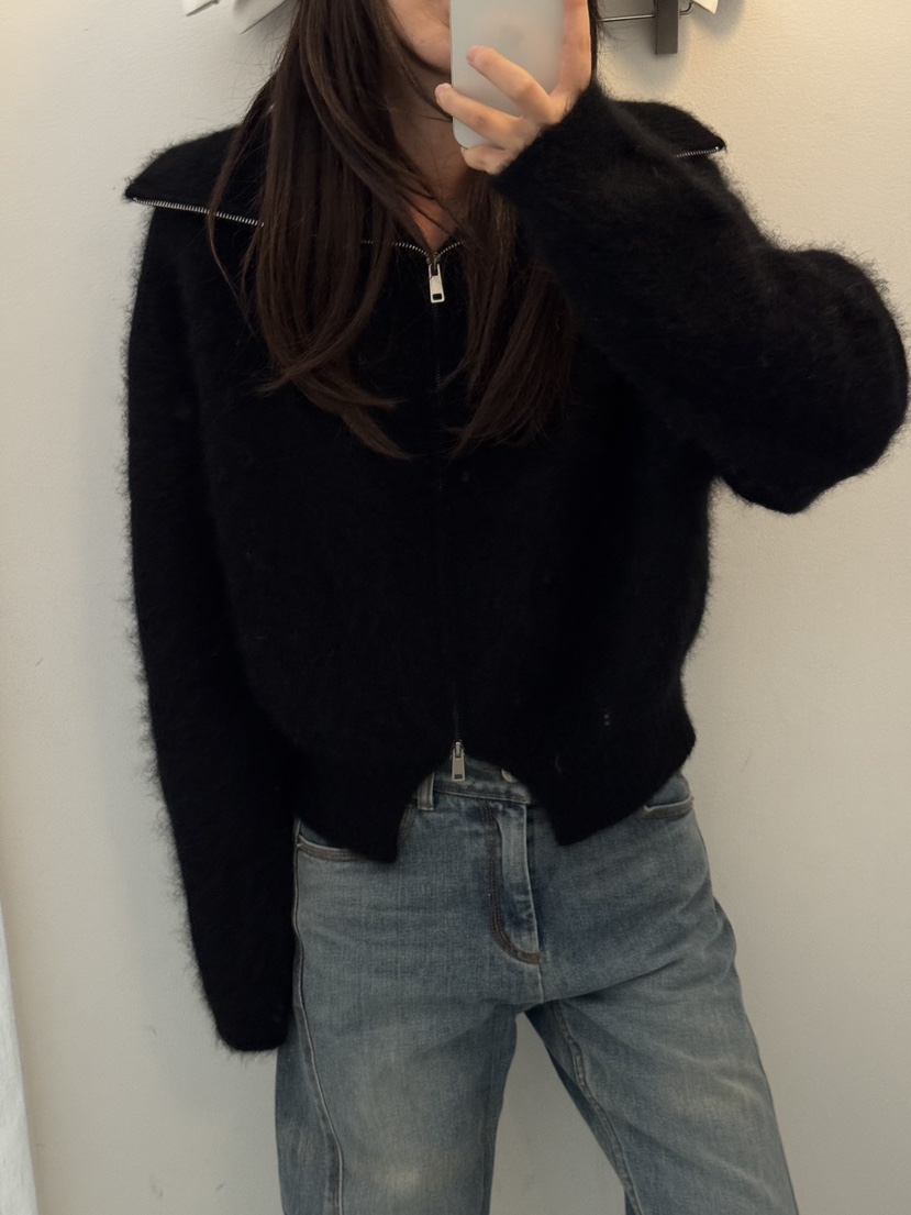 LE-PPL東大門㊣直郵女士新品熱賣真品人氣針織衫馬海毛開衫LE-PPL針織衫