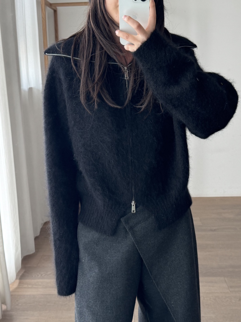 LE-PPL東大門㊣直郵女士新品熱賣真品人氣針織衫馬海毛開衫LE-PPL針織衫