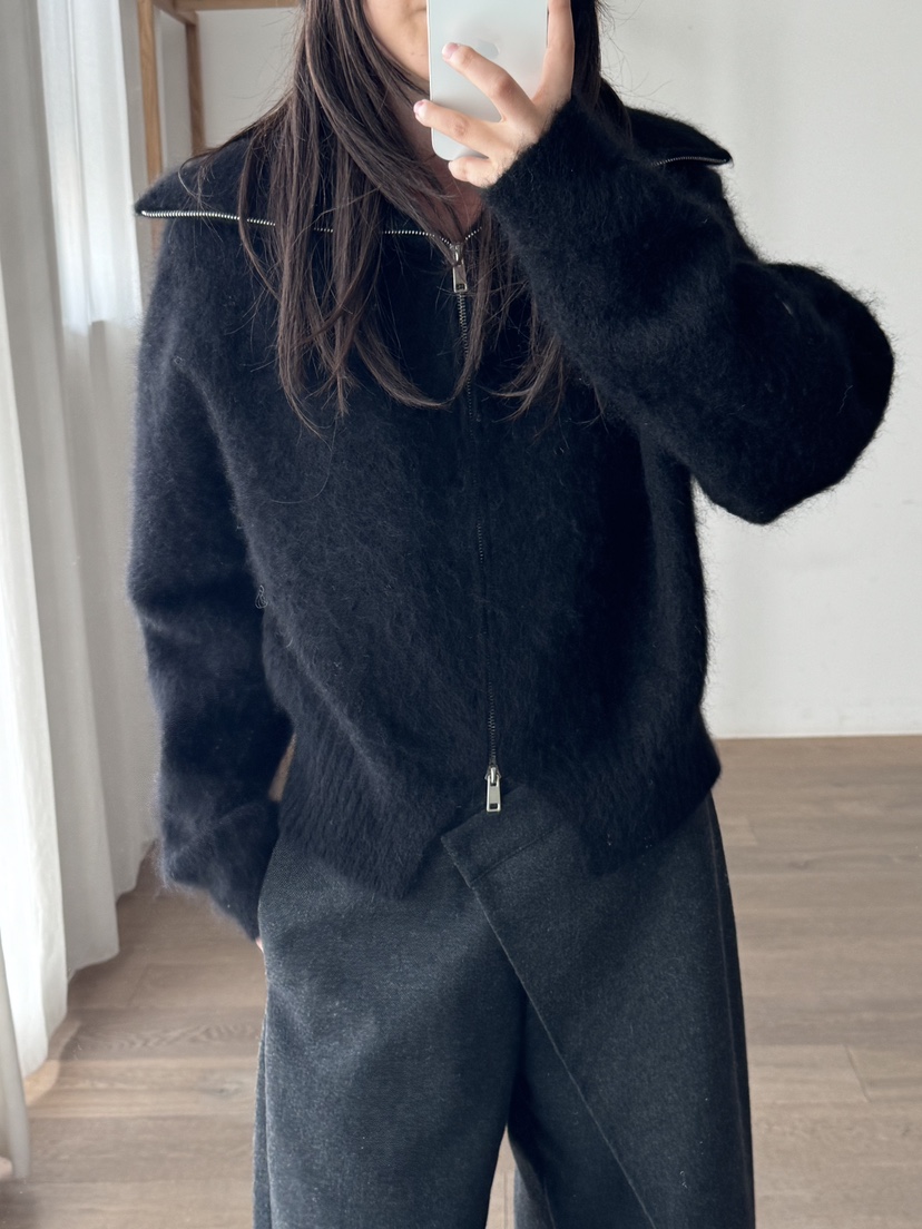 LE-PPL東大門㊣直郵女士新品熱賣真品人氣針織衫馬海毛開衫LE-PPL針織衫