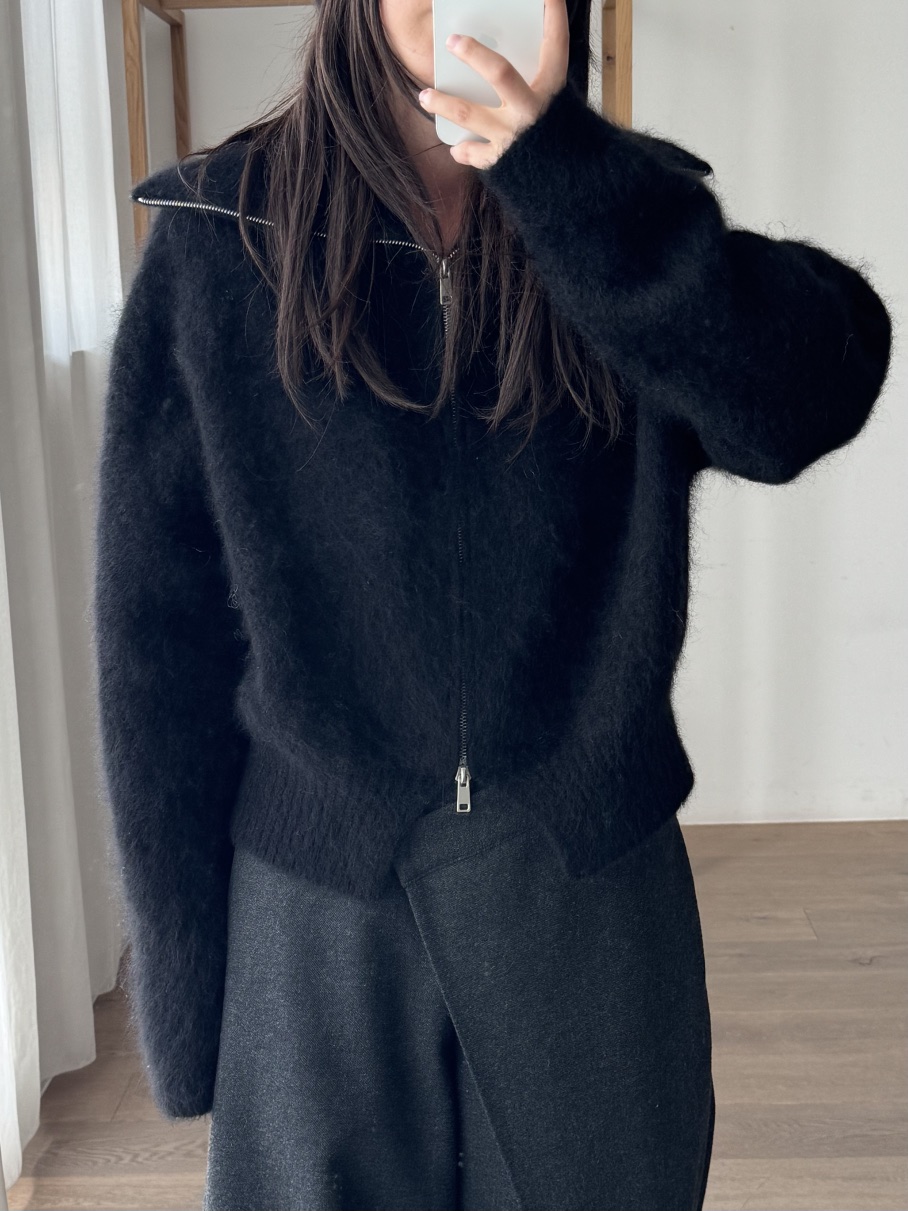 LE-PPL東大門㊣直郵女士新品熱賣真品人氣針織衫馬海毛開衫LE-PPL針織衫