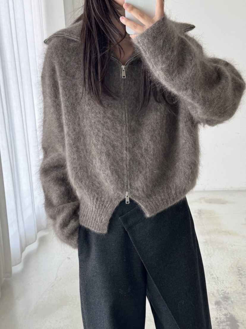 LE-PPL東大門㊣直郵女士新品熱賣真品人氣針織衫馬海毛開衫LE-PPL針織衫