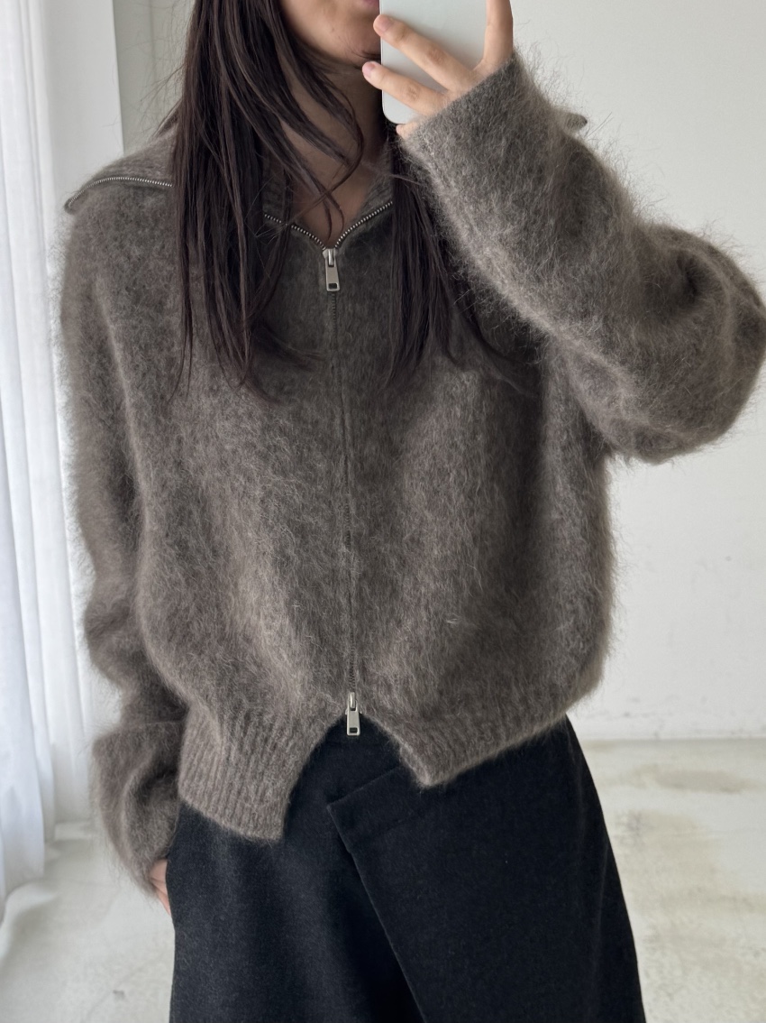 LE-PPL東大門㊣直郵女士新品熱賣真品人氣針織衫馬海毛開衫LE-PPL針織衫圖色2