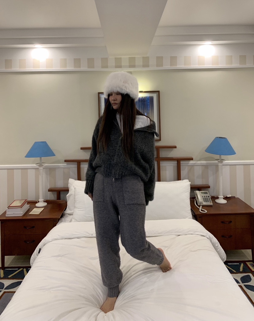 LIKEVAM東大門㊣直郵女士新品休閑人氣時尚推薦25秋冬休閑褲LIKEVAM休閑褲