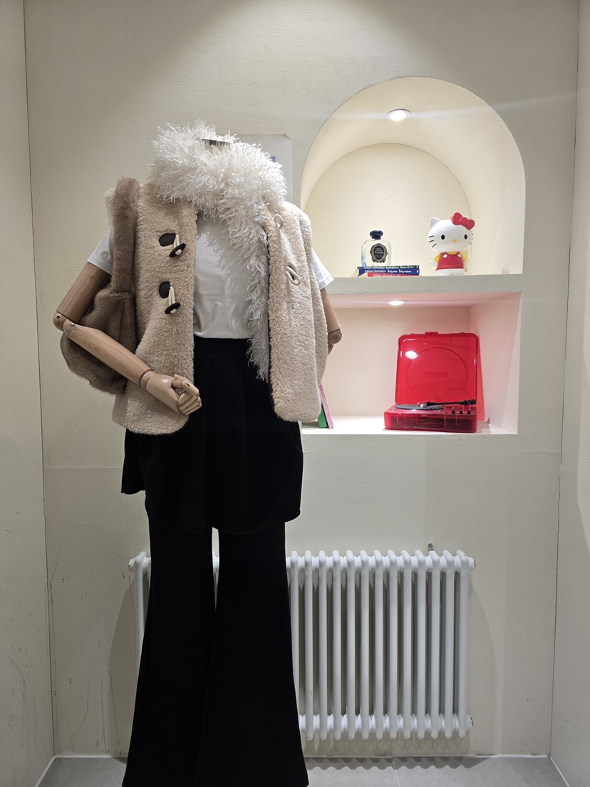 LIKEVAM韓國代購㊣女裝新款時尚推薦25秋冬職業熱賣真品馬甲LIKEVAM馬甲