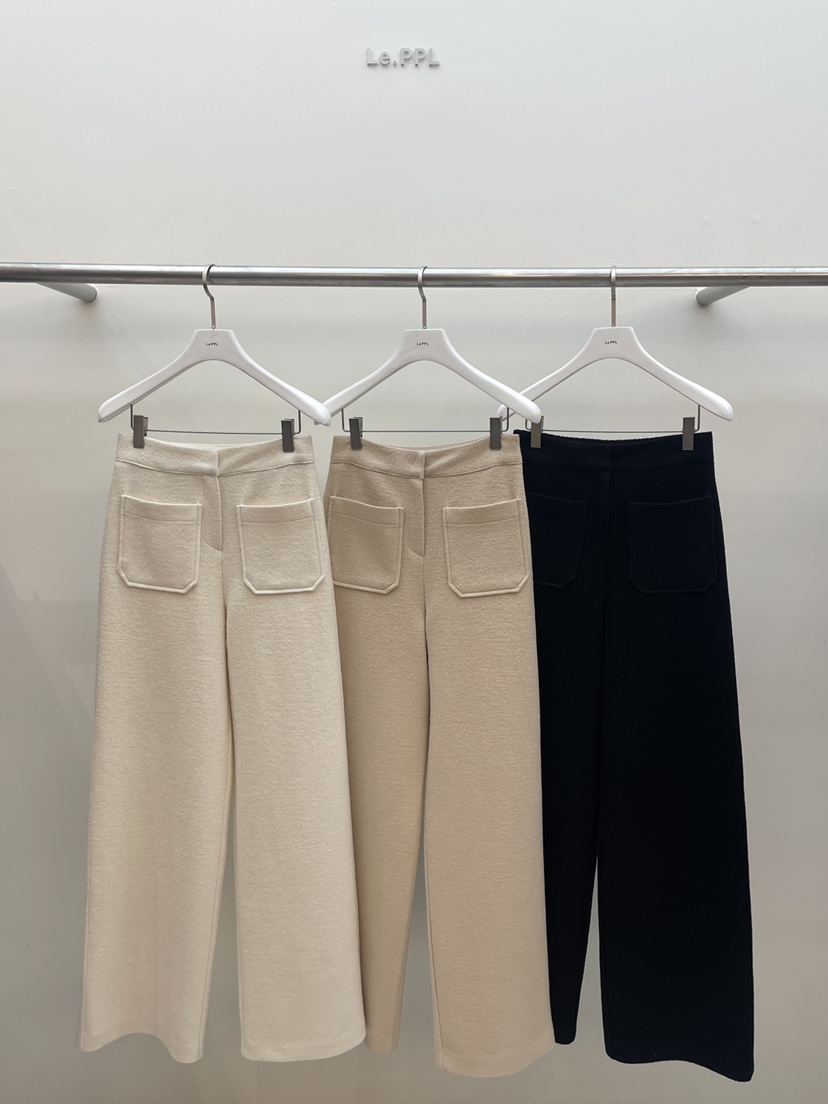 LE-PPL東大門㊣直郵女裝新款熱賣休閑推薦職業25秋冬休閑褲LE-PPL休閑褲圖色2左二色