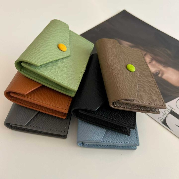 TROUVAILLE韓國代購㊣女士新品職業休閑錢包卡包零錢包牛皮TROUVAILLE錢包/卡包/零錢包