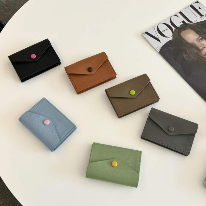 TROUVAILLE韓國代購㊣女士新品職業休閑錢包卡包零錢包牛皮TROUVAILLE錢包/卡包/零錢包