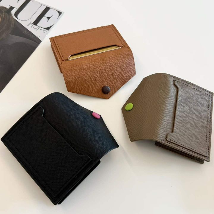 TROUVAILLE韓國代購㊣女士新品職業休閑錢包卡包零錢包牛皮TROUVAILLE錢包/卡包/零錢包