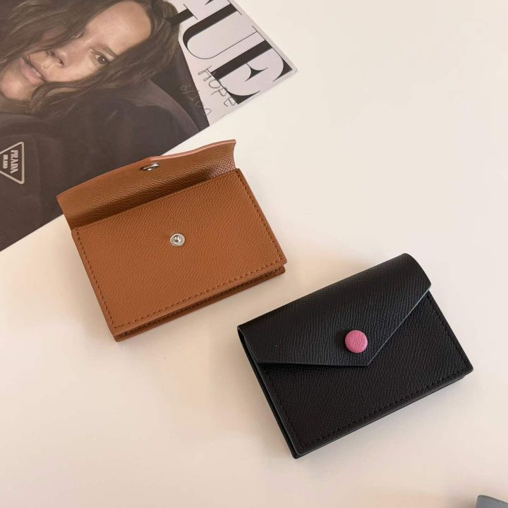 TROUVAILLE韓國代購㊣女士新品職業休閑錢包卡包零錢包牛皮TROUVAILLE錢包/卡包/零錢包