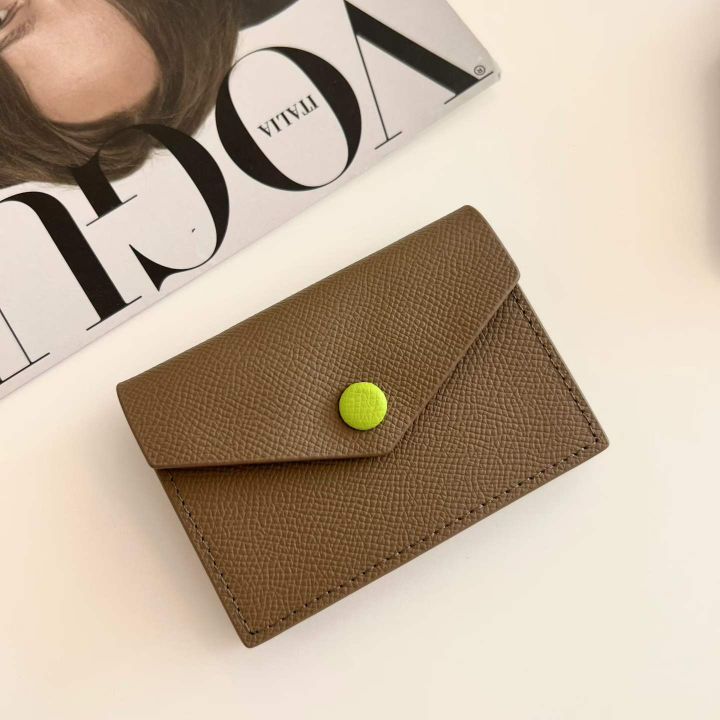 TROUVAILLE韓國代購㊣女士新品職業休閑錢包卡包零錢包牛皮TROUVAILLE錢包/卡包/零錢包
