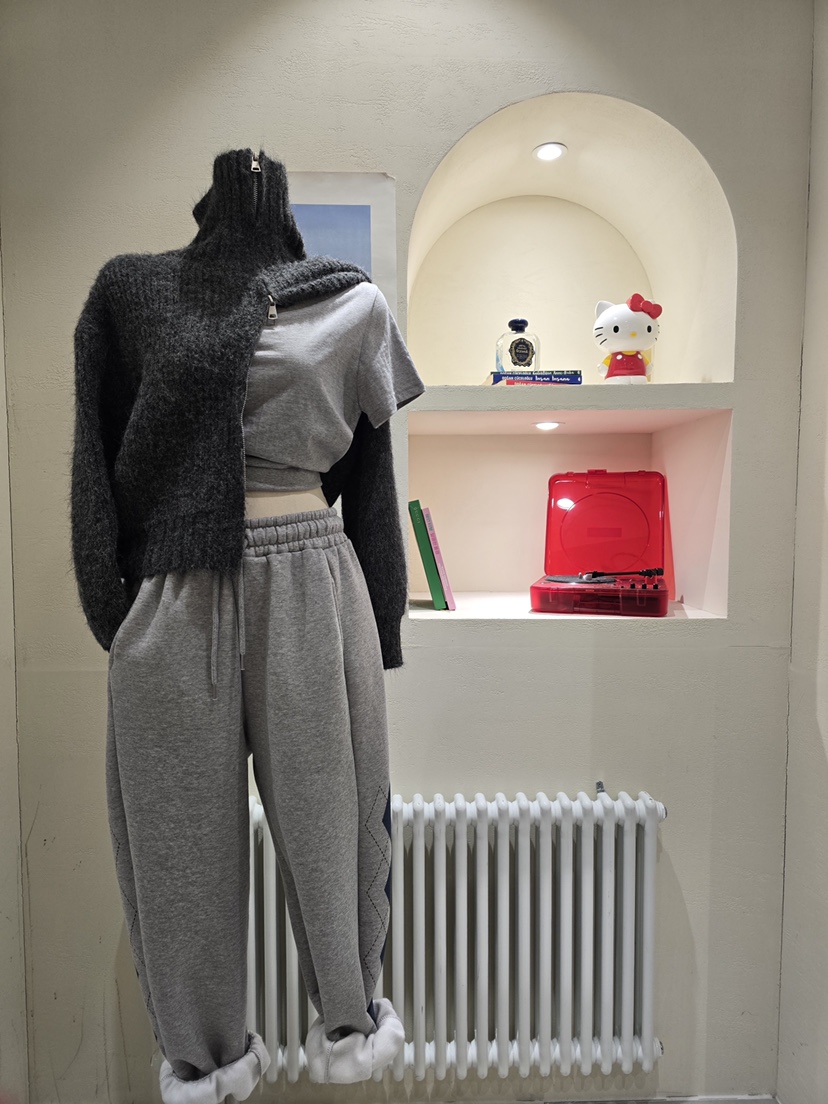 LIKEVAM東大門㊣直郵女士新款推薦人氣25秋冬職業針織衫開衫LIKEVAM針織衫