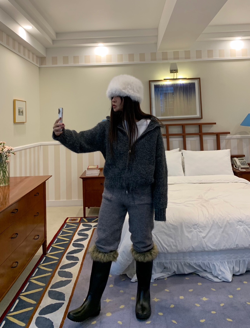 LIKEVAM東大門㊣直郵女士新款推薦人氣25秋冬職業針織衫開衫LIKEVAM針織衫