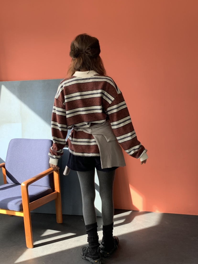 MURMUR東大門㊣代購女裝新品25秋冬人氣時尚職業真品長袖T恤MURMUR長袖T恤