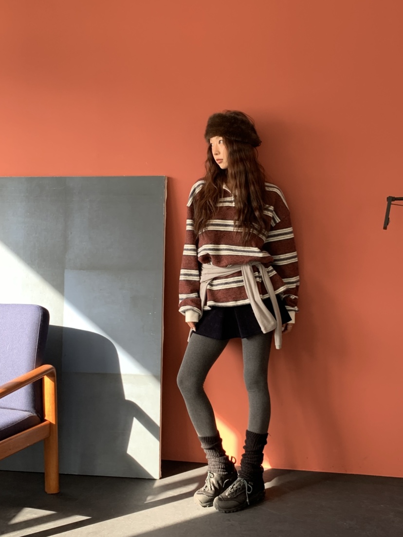 MURMUR東大門㊣代購女裝新品25秋冬人氣時尚職業真品長袖T恤MURMUR長袖T恤