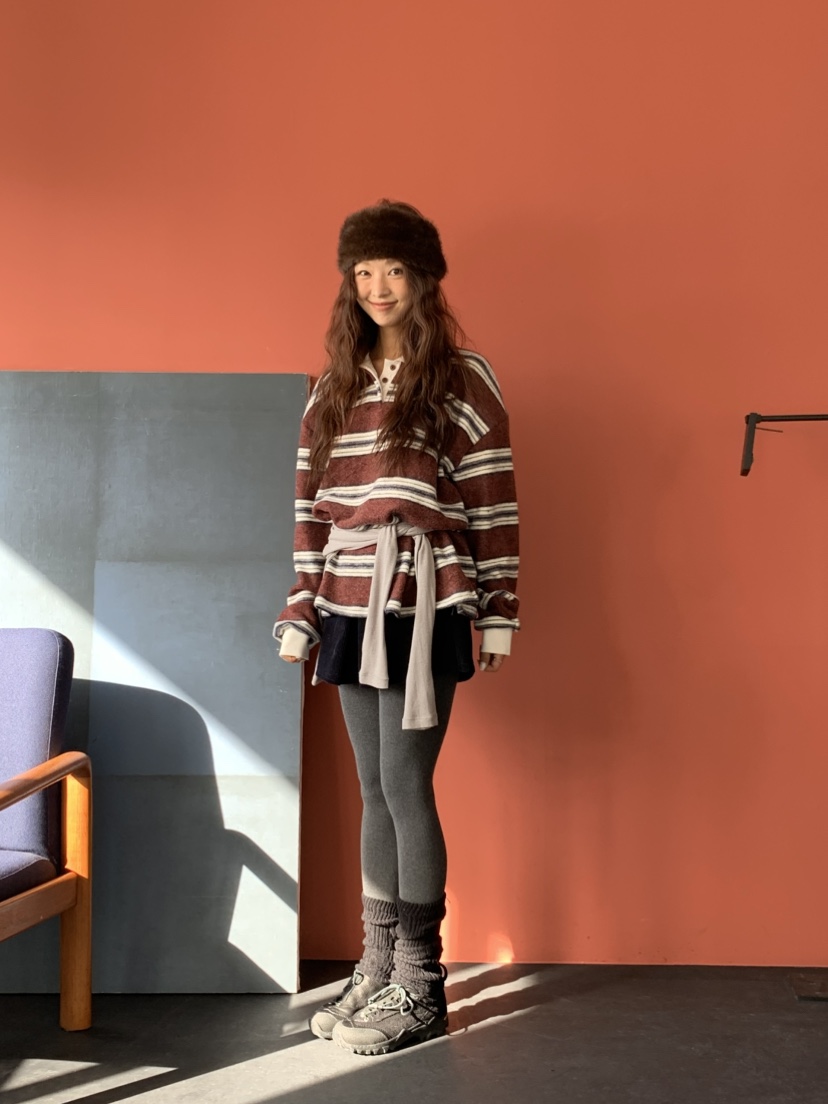 MURMUR東大門㊣代購女裝新品25秋冬人氣時尚職業真品長袖T恤MURMUR長袖T恤