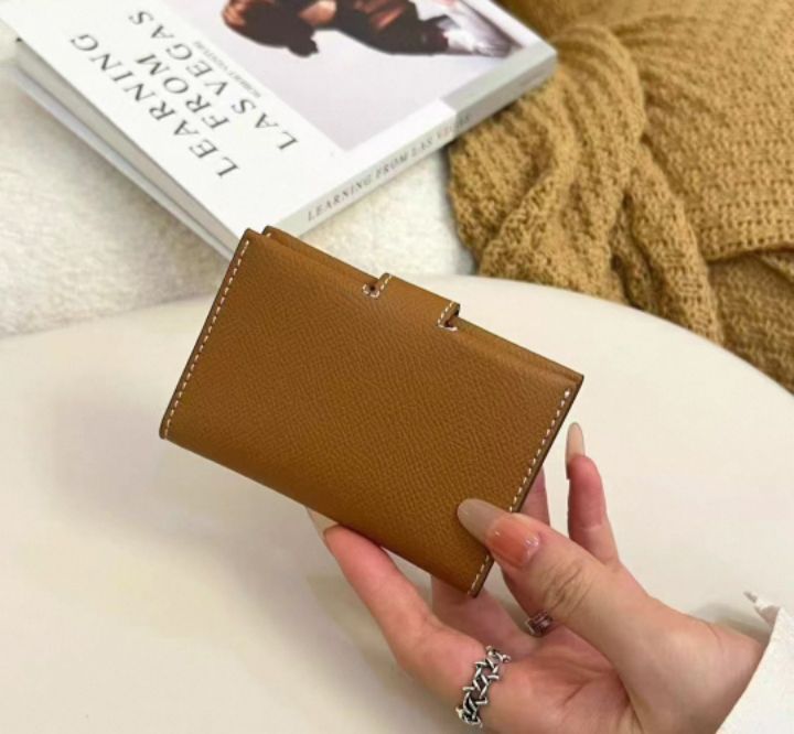TROUVAILLE東大門㊣實拍女裝新品人氣時尚錢包卡包零錢包牛皮TROUVAILLE錢包/卡包/零錢包