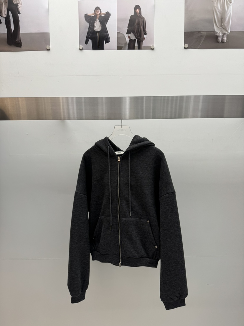 AMOOD韓國直郵㊣女士新品時尚真品人氣職業推薦25秋冬熱賣夾克AMOOD夾克圖色2