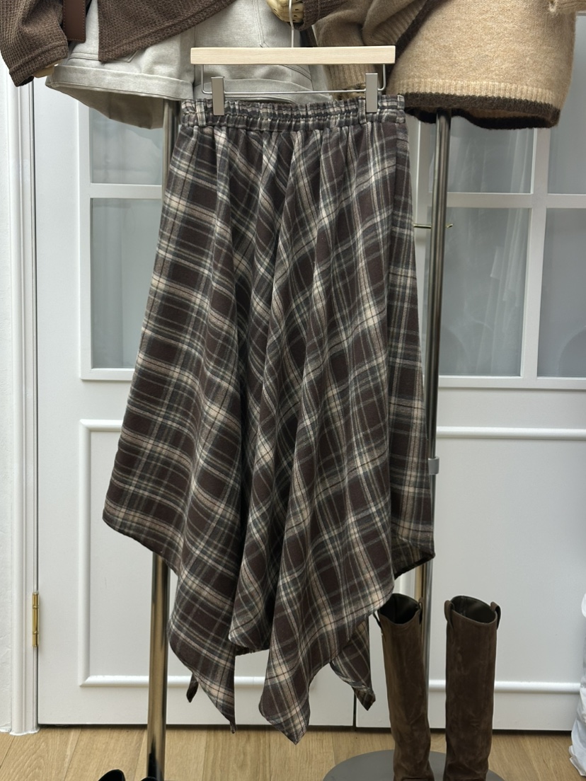 RE:FRESH-L東大門㊣代購女士新款時尚休閑25秋冬推薦人氣長裙RE:FRESH長裙圖色1