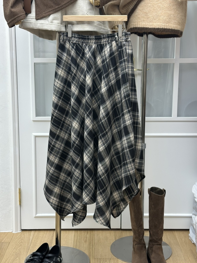 RE:FRESH-L東大門㊣代購女士新款時尚休閑25秋冬推薦人氣長裙RE:FRESH長裙圖色2