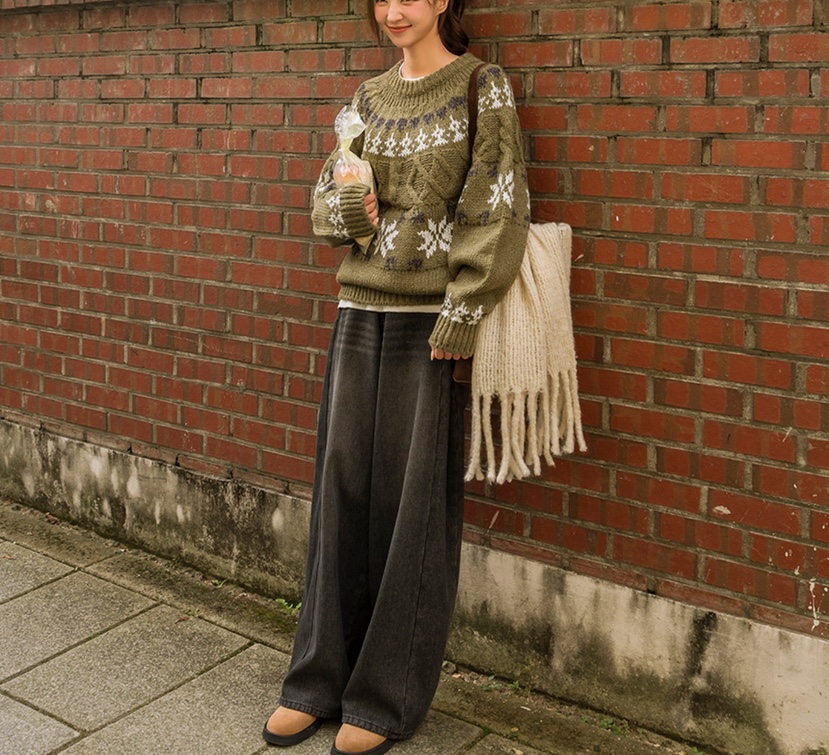 AWESOME-L韓國直郵㊣女裝新款推薦休閑25秋冬職業人氣針織衫AWESOME-L針織衫