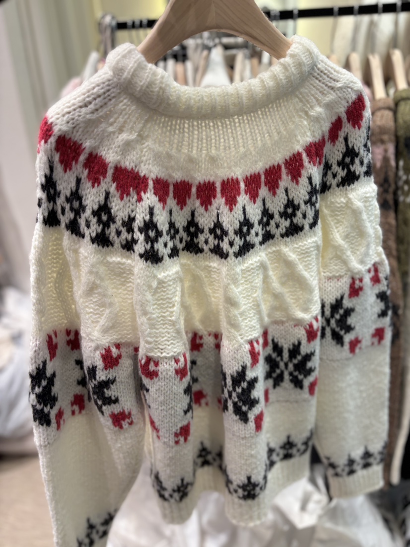 AWESOME-L韓國直郵㊣女裝新款推薦休閑25秋冬職業人氣針織衫AWESOME-L針織衫