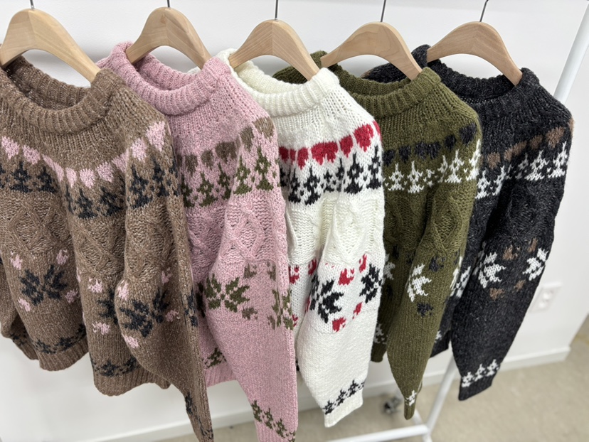 AWESOME-L韓國直郵㊣女裝新款推薦休閑25秋冬職業人氣針織衫AWESOME-L針織衫