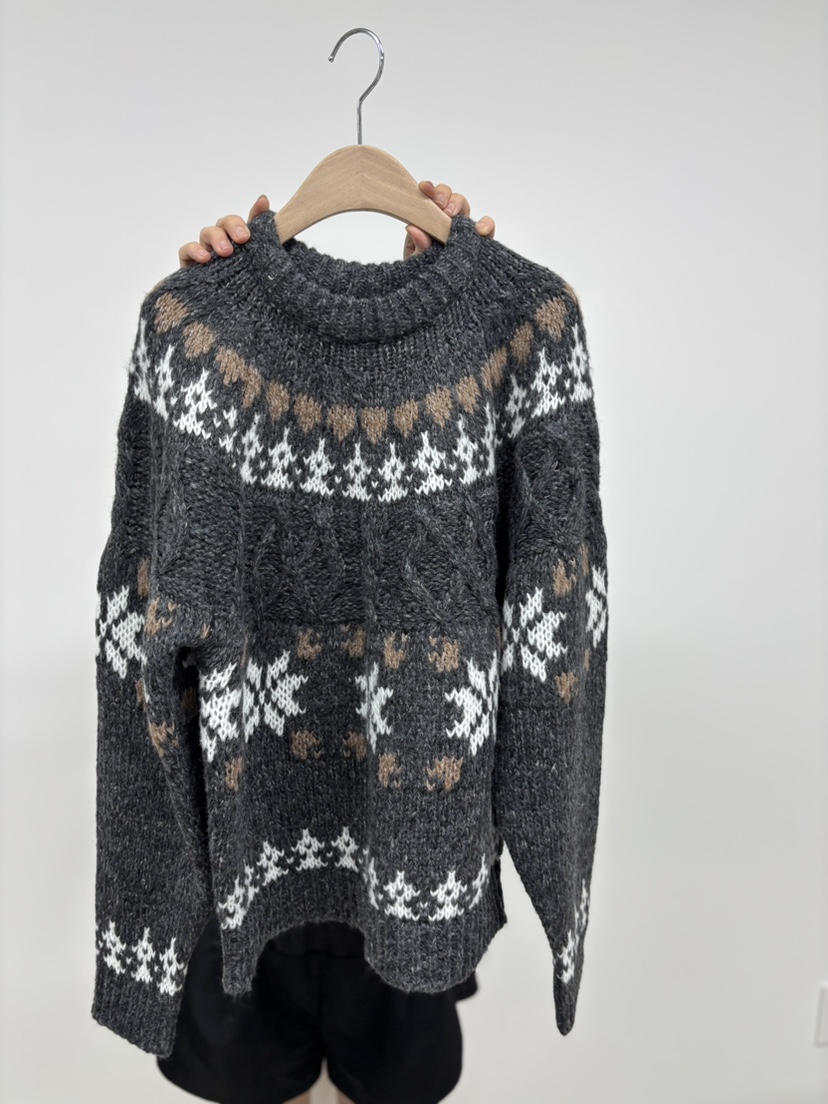 AWESOME-L韓國直郵㊣女裝新款推薦休閑25秋冬職業人氣針織衫AWESOME-L針織衫圖色4