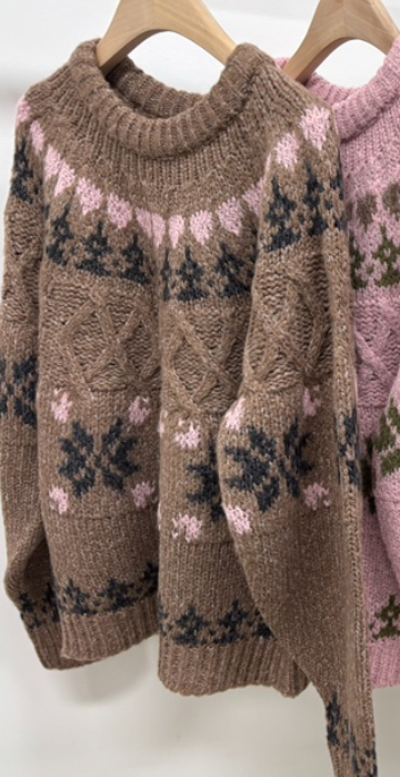 AWESOME-L韓國直郵㊣女裝新款推薦休閑25秋冬職業人氣針織衫AWESOME-L針織衫圖色5