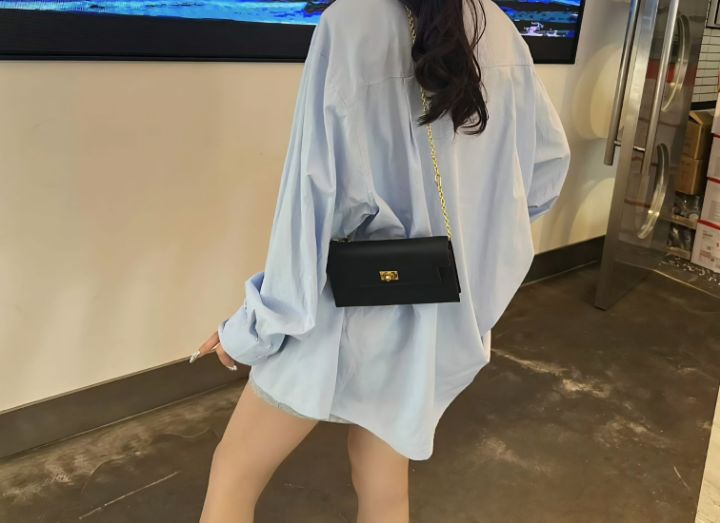 TROUVAILLE東大門㊣代購女士新款真品25秋冬手拿包腋下包牛皮TROUVAILLE手拿包/腋下包