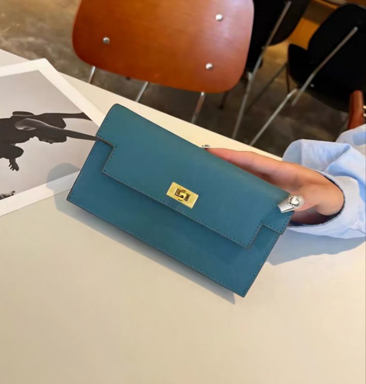 TROUVAILLE東大門㊣代購女士新款真品25秋冬手拿包腋下包牛皮TROUVAILLE手拿包/腋下包圖色6