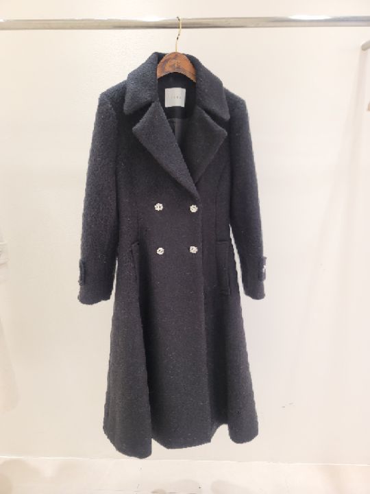 CATS韓國直郵㊣女士新品真品時尚人氣推薦熱賣職業中長款大衣CAT.S中長款大衣圖色1