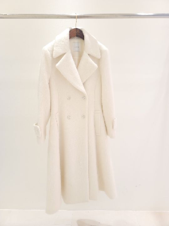 CATS韓國直郵㊣女士新品真品時尚人氣推薦熱賣職業中長款大衣CAT.S中長款大衣圖色2