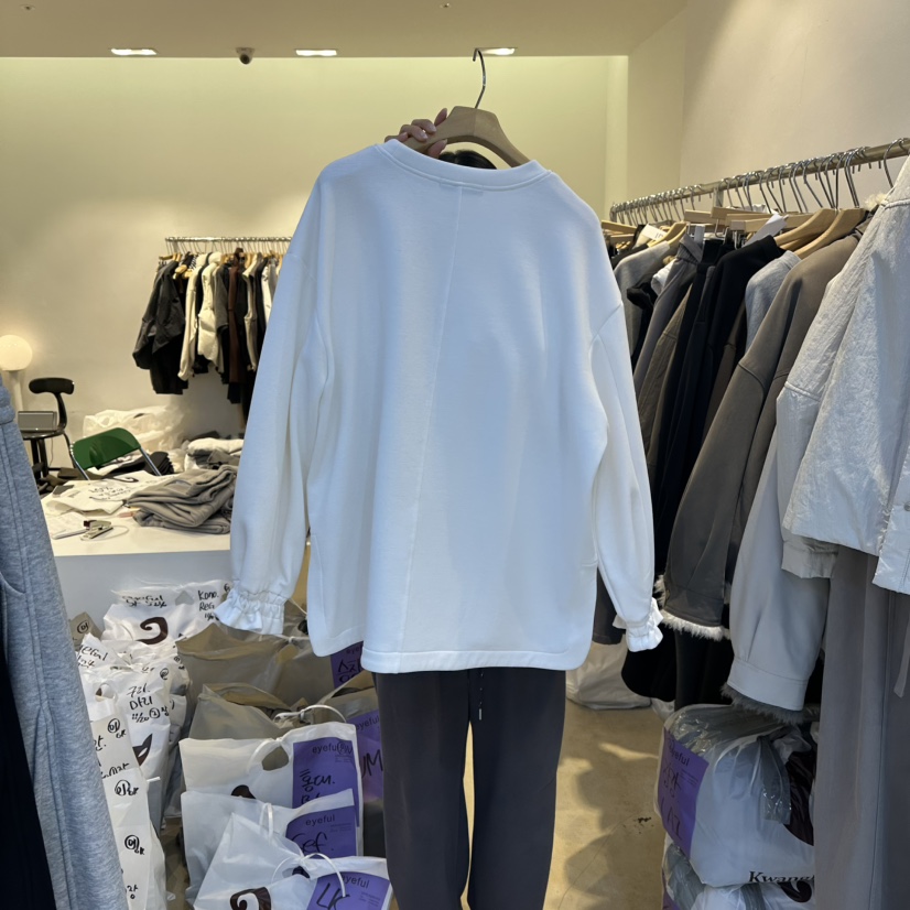 EYEFUL-Q東大門㊣實拍女裝新品人氣熱賣休閑推薦25秋冬衛衣加絨eyeful衛衣